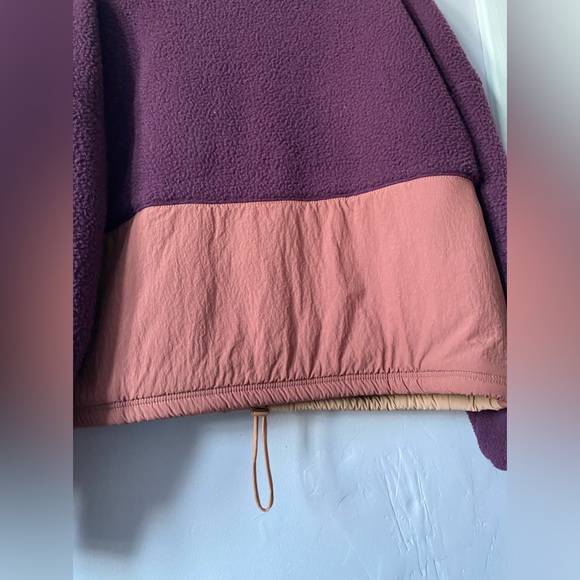 Fleece Pullover Burgundy Jacket - Picture 5 of 15